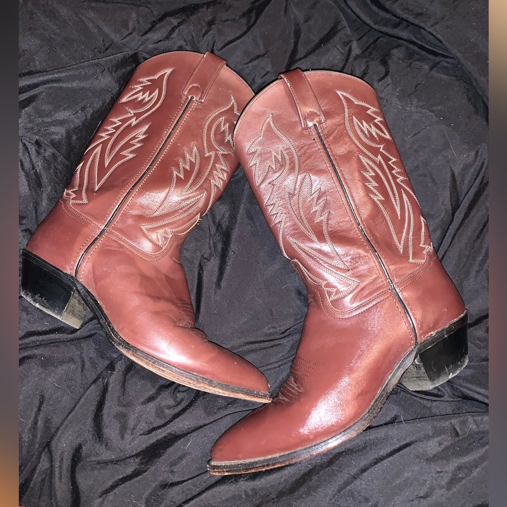GENUINE LEATHER COWBOY BOOTS